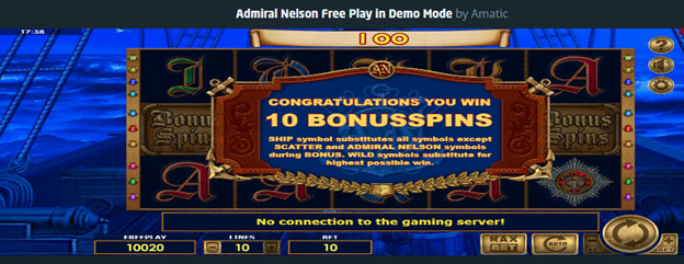 Слот Admiral Nelson